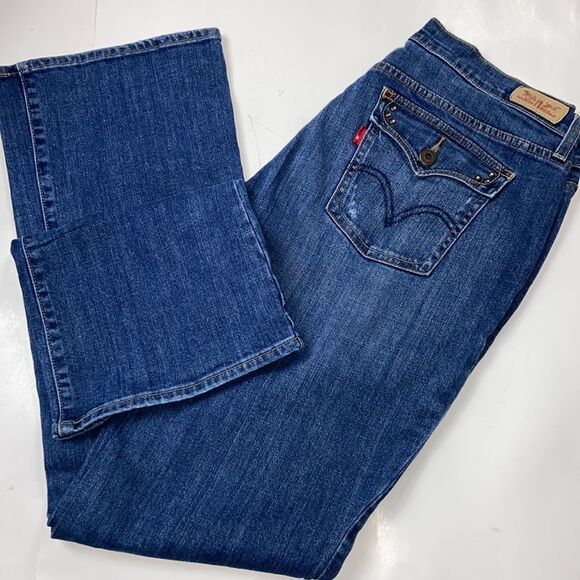 Vintage 80s 90s Levi’s 515 Boot Cut Women Jeans Size 12 - Picture 3 of 16